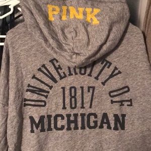 PINK U of M hoodie size S